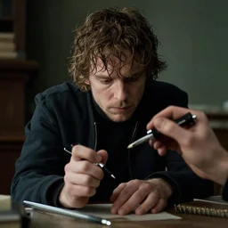 neil gaiman dabbing