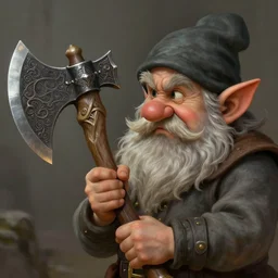 dwarf inspecting his axe, deep focus, d & d, fantasy, intricate, elegant, highly detailed, digital painting, artstation, concept art, matte, sharp focus, illustration, hearthstone, art by artgerm and greg rutkowski and alphonse mucha