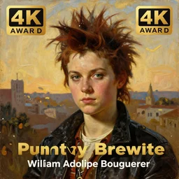 painting of punky brewster. art by william adolphe bouguereau. during golden hour. extremely detailed. beautiful. 4 k. award - winning.