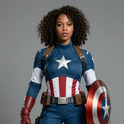 Ororo Munroe as Captain America