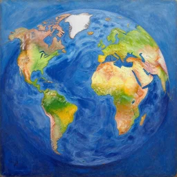 oil painting of the origin of the colors of the world, 4k
