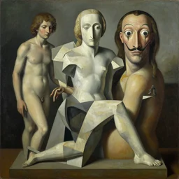 abstract sculpture by james jean and salvador dali and shusei nagaoka, oil on canvas, surrealism, neoclassicism, renaissance, hyper realistic, ultra detailed, cell shaded, 8 k