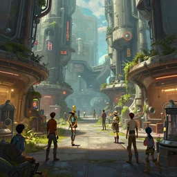 photo environement post futurist zone 5 1 : 4, 4 k rtx hdr volume light concept studio matte painting environement digital illustration style art that looks like it is from borderlands and by feng zhu and loish and laurie greasley, victo ngai, andreas rocha, john harris by jesper ejsing, by rhads, makoto shinkai and lois van ba