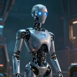 a movie from the 2020 sci-fi dystopian movie called when robots dream, after effects, computer CGI, cinematic, maya render, octane