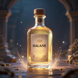 a magical bottle, octane render, 4k, beautiful, cinematic