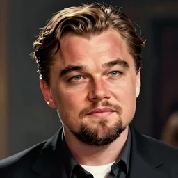 a portrait of leonardo dicaprio, one piece art style, cartoon, cartoon
