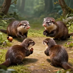 Minks playing D&D