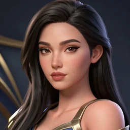 Megan Fox as a character in the game League of Legends, with a background based on the game League of Legends, detailed face, 3d render, octane render, iRay, ray tracing, realistic, highly detailed, trending on artstation, 4k, cgsociety, unreal engine 5, redshift render, blender cycles, behance, cg