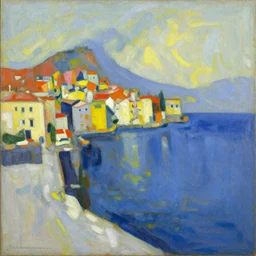 naples, italy abstract painting by georges badin