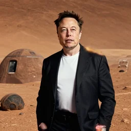 elon musk on mars