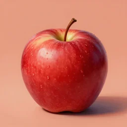 apple de armas portrait of, highly detailed, centered, solid color background, digital painting