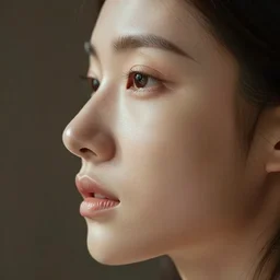 young woman face profile, with very very very very big nose!!