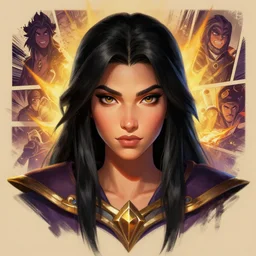 masterpiece head-on symmetrical centered painted portrait, Maya Ali as a mage, only one head, black hair, glorious, RPG character, Blizzard game concept art, pixar, maya engine on stylized background, splash comics, global illumination lighting, trending on artstation, by lois van baarle, ilya kuvshinov, rossdraws