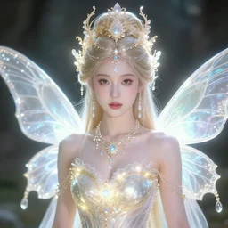portrait of fairy princess, glowing, ornate and intricate jewelry, jaw dropping beauty, glowing background lighting, white accent lighting, fairy tale, hyper detailed, 4 k octane render