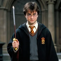 Harry Potter as a Death Eater.