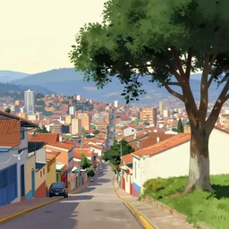 Bogota and tree, lofi • lofi • arsenixc• seerlight • anime scenery