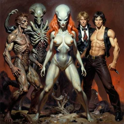 the thing pamela anderson john carpenter by stanley artgerm lau, wlop, the thing alien assimilation, metamorphose, rossdraws, frank frazetta, andrei riabovitchev, marc simonetti