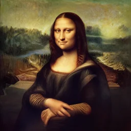 Landscape, by  Leonardo da Vinci.