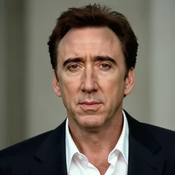 nicolas cage headshot 1 9 8 3 photograph
