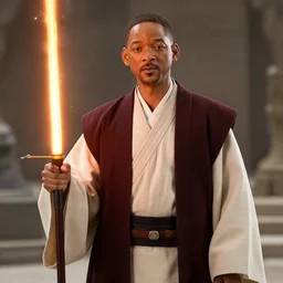 will smith as a jedi