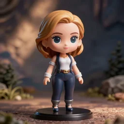 scarlett johansson, nendoroid, rendered,