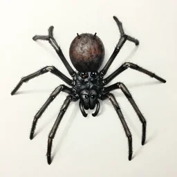 drawing of a spider by junji ito