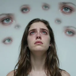a million pain - filled eyes in the sky, claire tabouret