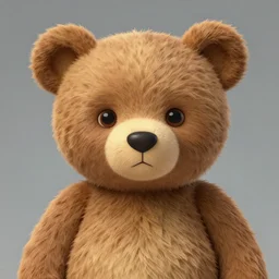 portrait of super cute teddy bear, epic lit, hyper detailed design, shape focus, trending on artstation, illustration, very cartoon, by anton fadeev in rene magritte in pixar and disney