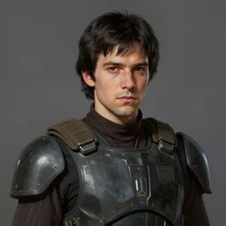 portrait of a man by greg rutkowski, jedi knight anakin fel, short black hair, star wars expanded universe, he is about 3 0 years old, wearing the tactical gear of the galactic alliance, highly detailed portrait, digital painting, artstation, concept art, smooth, sharp foccus ilustration, artstation hq