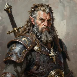 portrait painting of a dwarven berserker, sharp focus, award - winning, trending on artstation, masterpiece, highly detailed, intricate. art by aurore folny