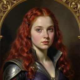 Baroque painting of Gamora, inspired by Gustav Moreau and Wayne Barlowe, exquisite detail, hyper realism, ornate, exquisite detail, cute face
