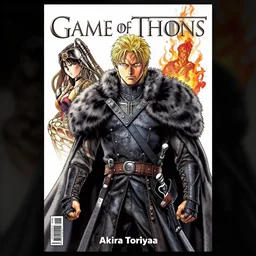 game of thrones manga cover by akira toriyama