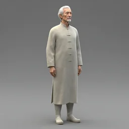 a digital concept ar by artgerm and greg rutkowski and alphonse mucha. full body!! t pose!! clear portrait of a lonely attractive elder in uniform of tang dynasty!! tang dynasty book, light effect. hyper detailed, character concept, full body!! t pose!! glowing lights!! intricate, elegant, digital painting, artstation, smooth, sharp focus
