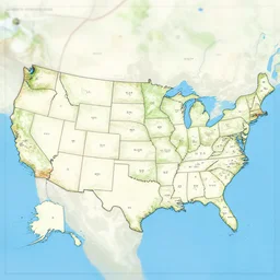 the map of united states