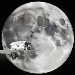 an oasis on the moon