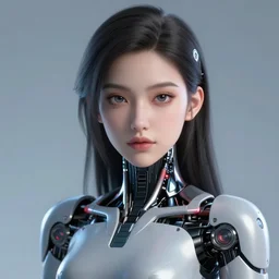 beutiful girl cyborg, trending artstaition, unreal engine, cinematic, full face