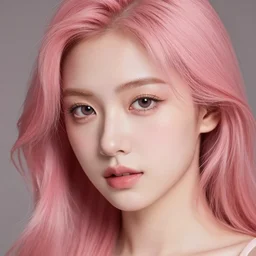 beautiful model + pink hair + nice skin + beautiful eyes trending instagram, cinematic 4 k wallpaper, 8 k, ultra detailed, by popular digital artist, artstation