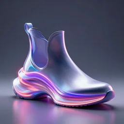 modern shoe design, architectural inspiration, neon, flowform, 8 k, unreal engine