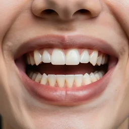 human mouth with too many teeth