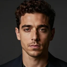 a portrait of Rami Malek.