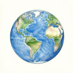 A realistic sketch of the plan of Earth