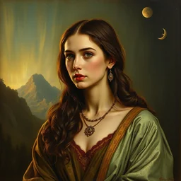 gal gadot as a james c. christensen painting