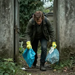 last person on earth cleans up before leaving