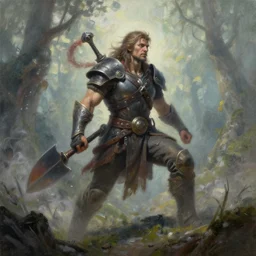 a fantasy painting that goes hard