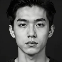 identikit picture of a criminal, low detail, low face, mugshot, b & w, by antoine d'agata