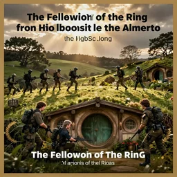 screenshot from the fellowship of the ring when swat team raided a hobbit hole