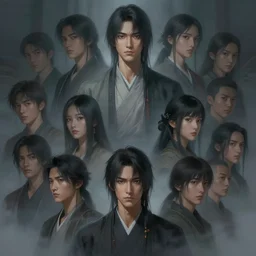 dark foggy sharp hq rendering, reaistic, anime semirealism, semirealism, asian character portrait, beautiful concept art, appealing character, painterly, fanart, highly detailed in the style of wlop by ilya kuvshinov, wenjun lin, sakimichan, stanley artgerm lau, wlop, rossdraws, james jean, andrei riabovitchev, marc simonetti, angular asymmetrical design, chinese artist, eastern art style, nixeu