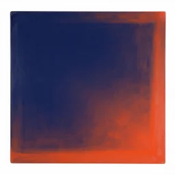 solid square in navy and red-orange