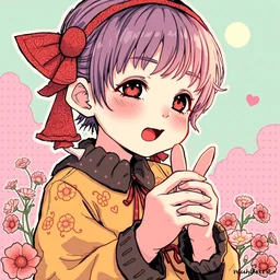 album cover art for sticker art cute cute akihiko yoshida