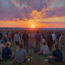 twitter poisonous community, surreal photography, sunrise, dramatic light, impressionist painting, colorful, digital painting, artstation, simon stalenhag
